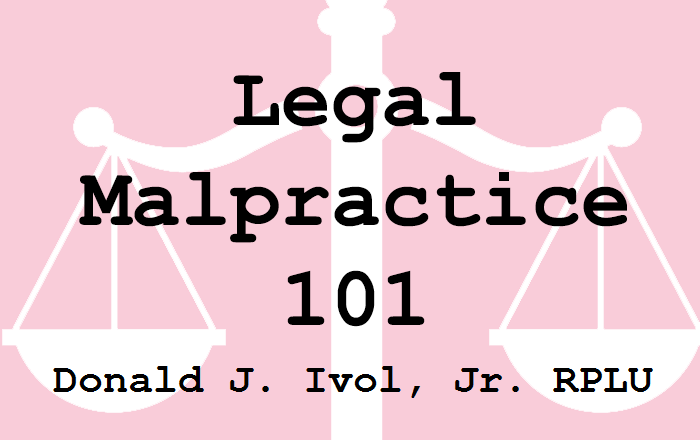 Legal Malpractice Class Flyer